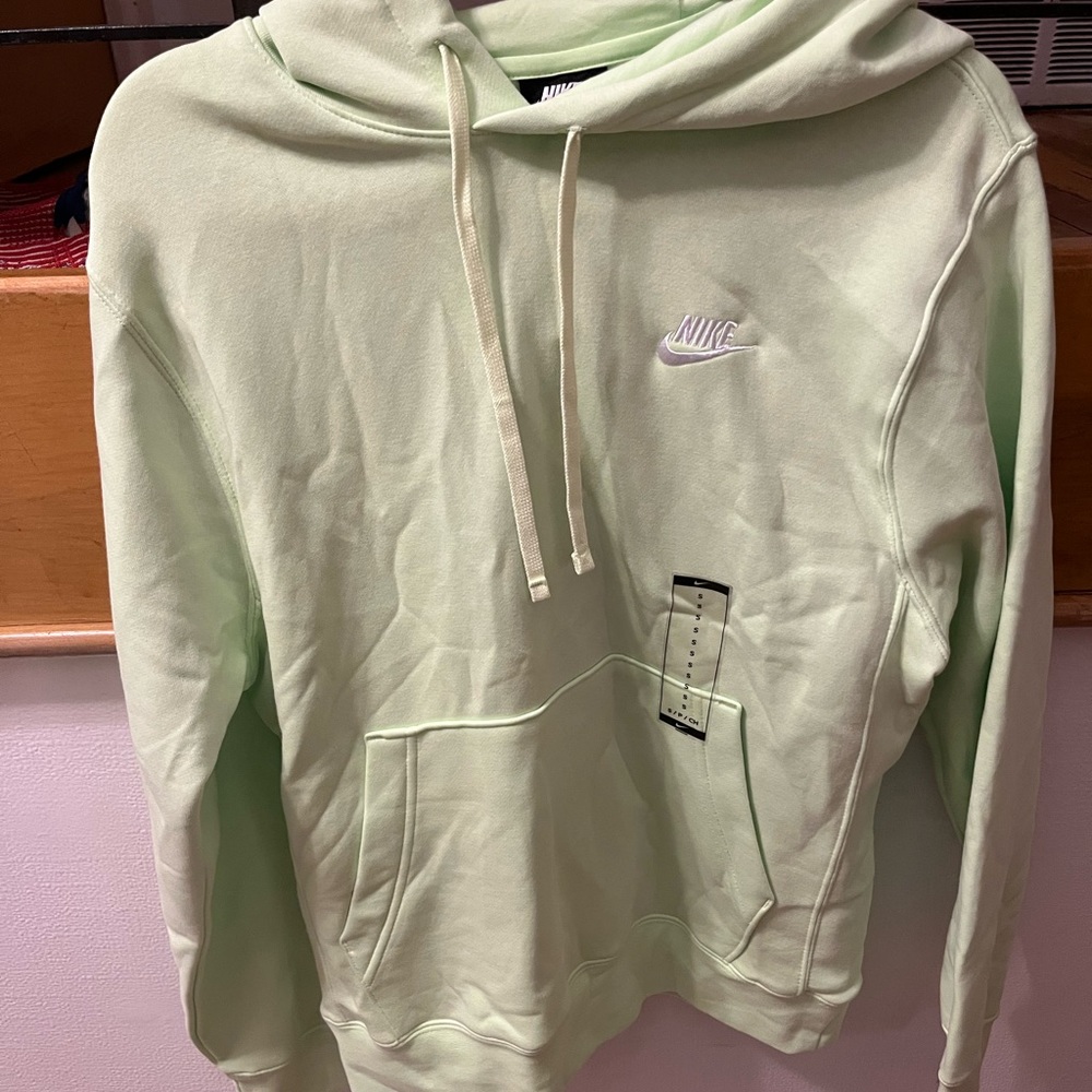 Mint green Nike pullover hoodie